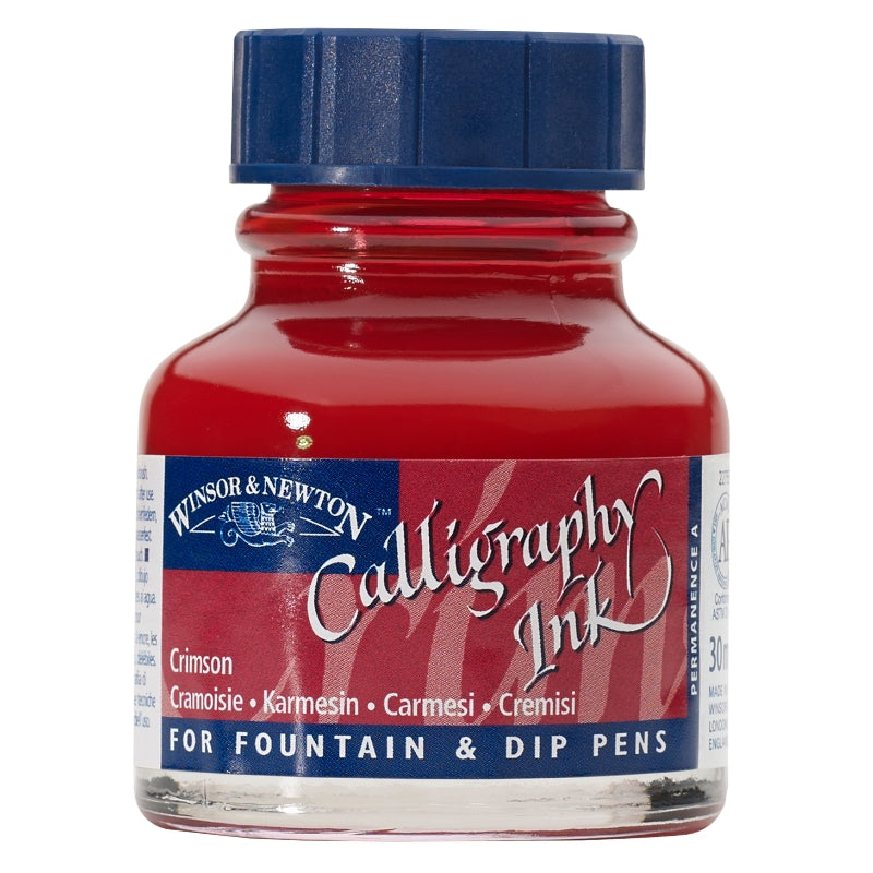 Tinta Para Caligrafia Winsor & Newton 30ml Crimson